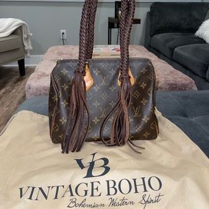 Vintage Boho Bag Speedy 25 Louis Vuitton Bag